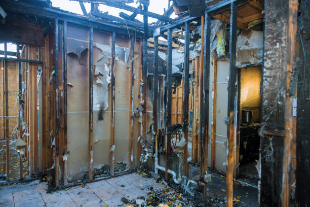 Professional Emergency Fire Cleanup technician working in Benson, UT